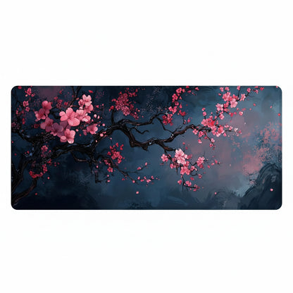 Pink Cherry Blossom Computer Desk Mat