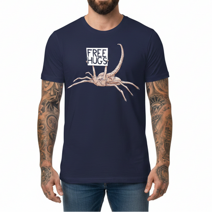 Free Hugs Alien Funny Men's Graphic Tee