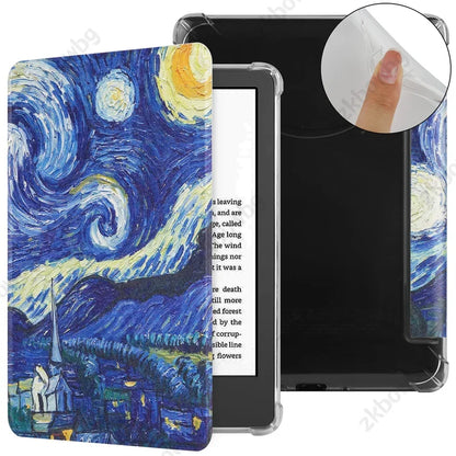 Silicone Back Smart Case for Kindle Paperwhite
