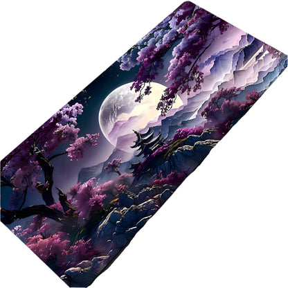 Computer Desk Mat of Japanese Sakura Cherry Blossom