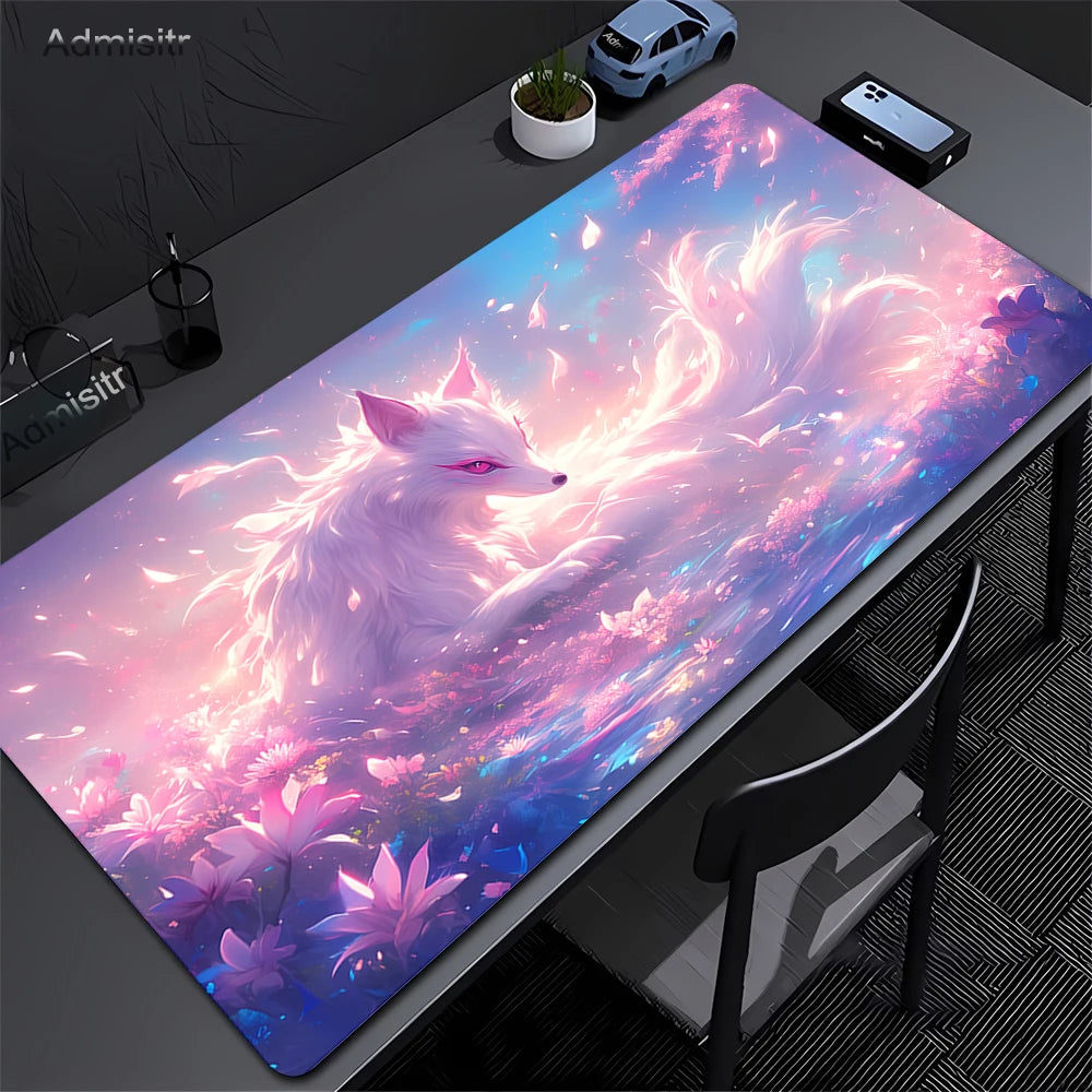 Mythical Fox Landscape Desk and Keyboard Mat
