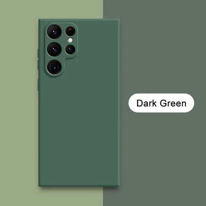 Solid Colour Liquid Silicone Phone Case (for Galaxy)