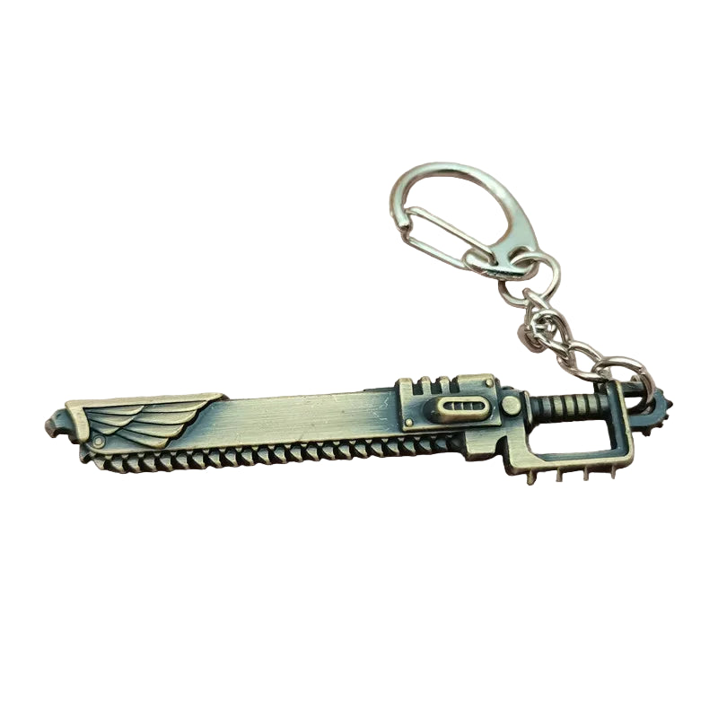 Keychain of Warhammer 40K Chain Saw