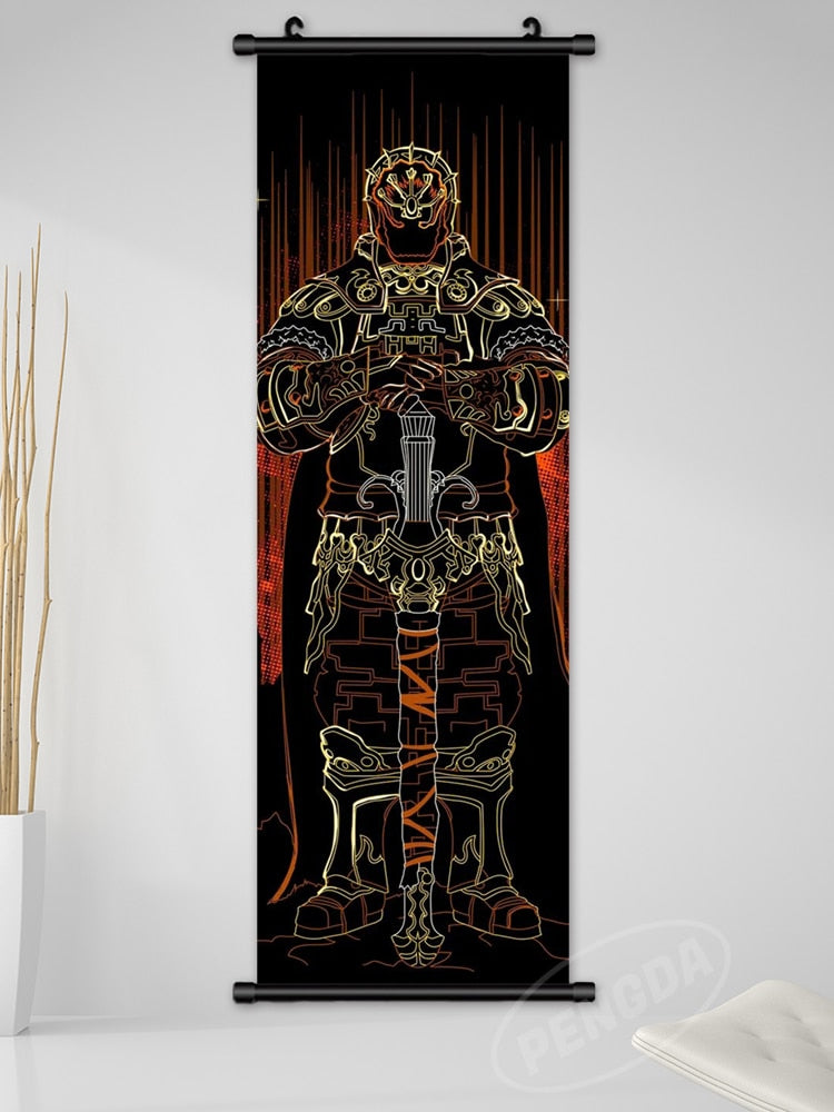 The Legend Of Zelda Dark Poster Scroll Wall Art