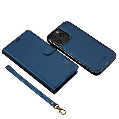 2 in 1 Leather Flip Removable iPhone Case