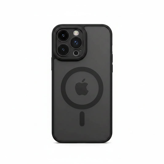 Matte Translucent iPhone Case – Shockproof Cover with Raised Camera Ring