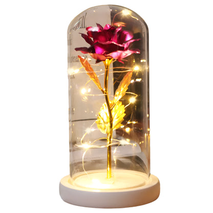 Beauty and the Beast Enchanted Rose Dome Light