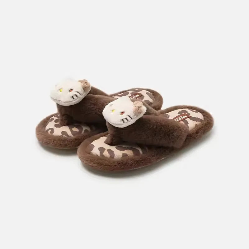 Winter Home Slippers of Hello Kitty