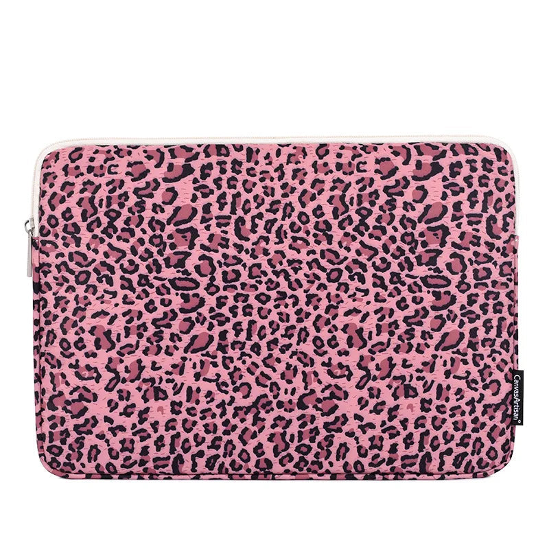 CanvasArtisan Leopard Print Laptop Case