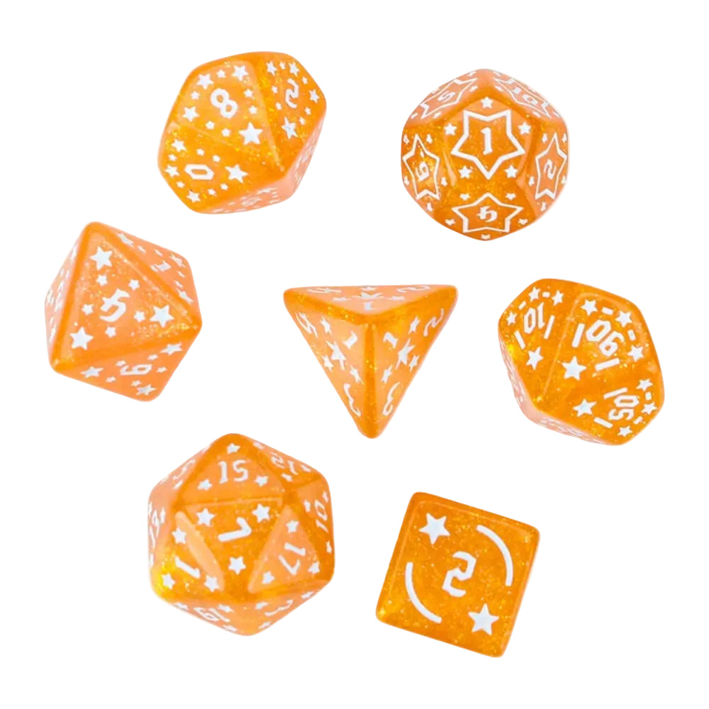 Starry 7 Piece Acrylic Dice Set