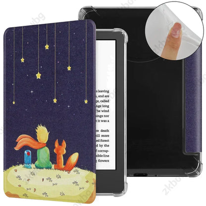 Silicone Back Smart Case for Kindle Paperwhite