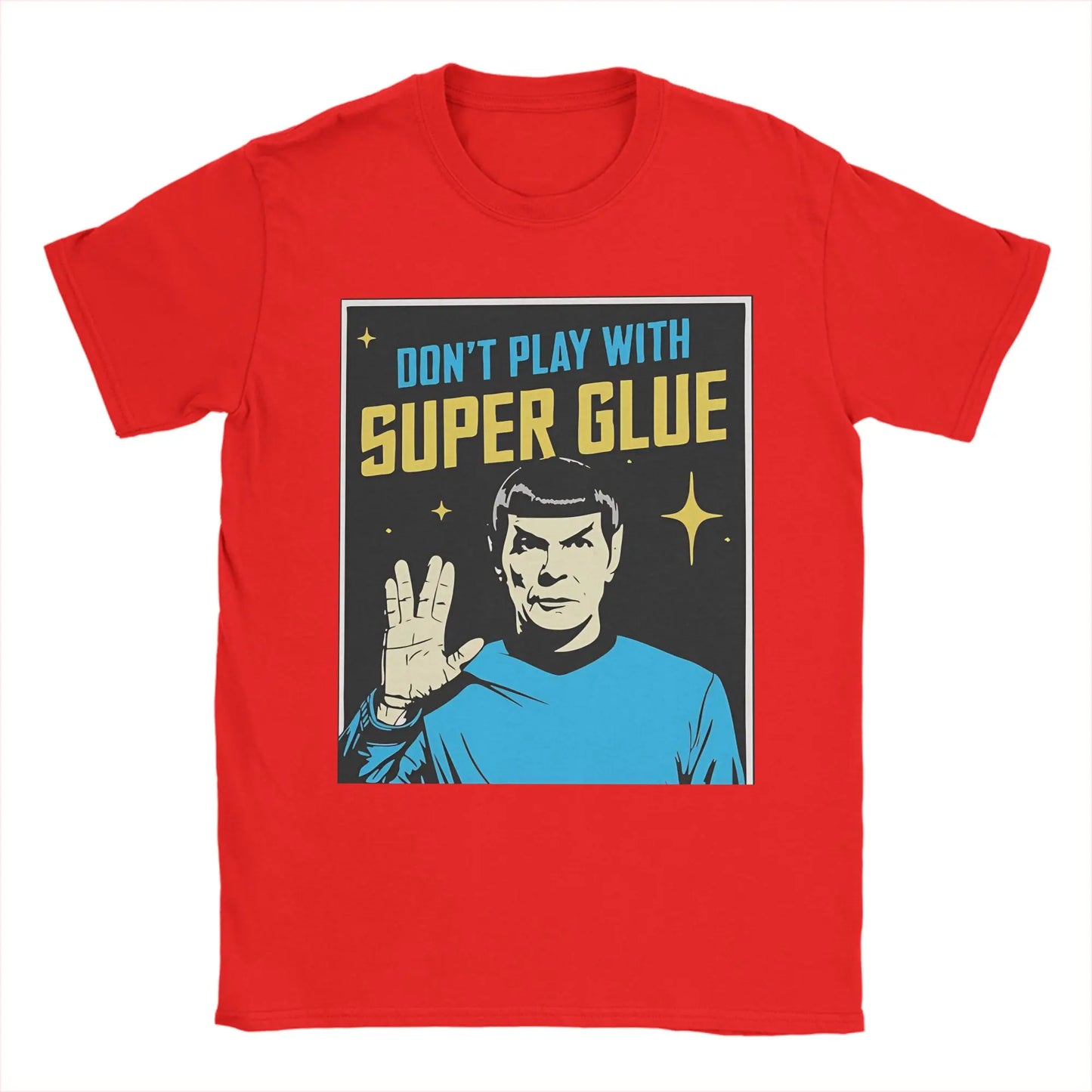Don't Play With Super Glue Funny Men's Graphic Tee
