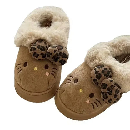 Winter Home Slippers of Hello Kitty
