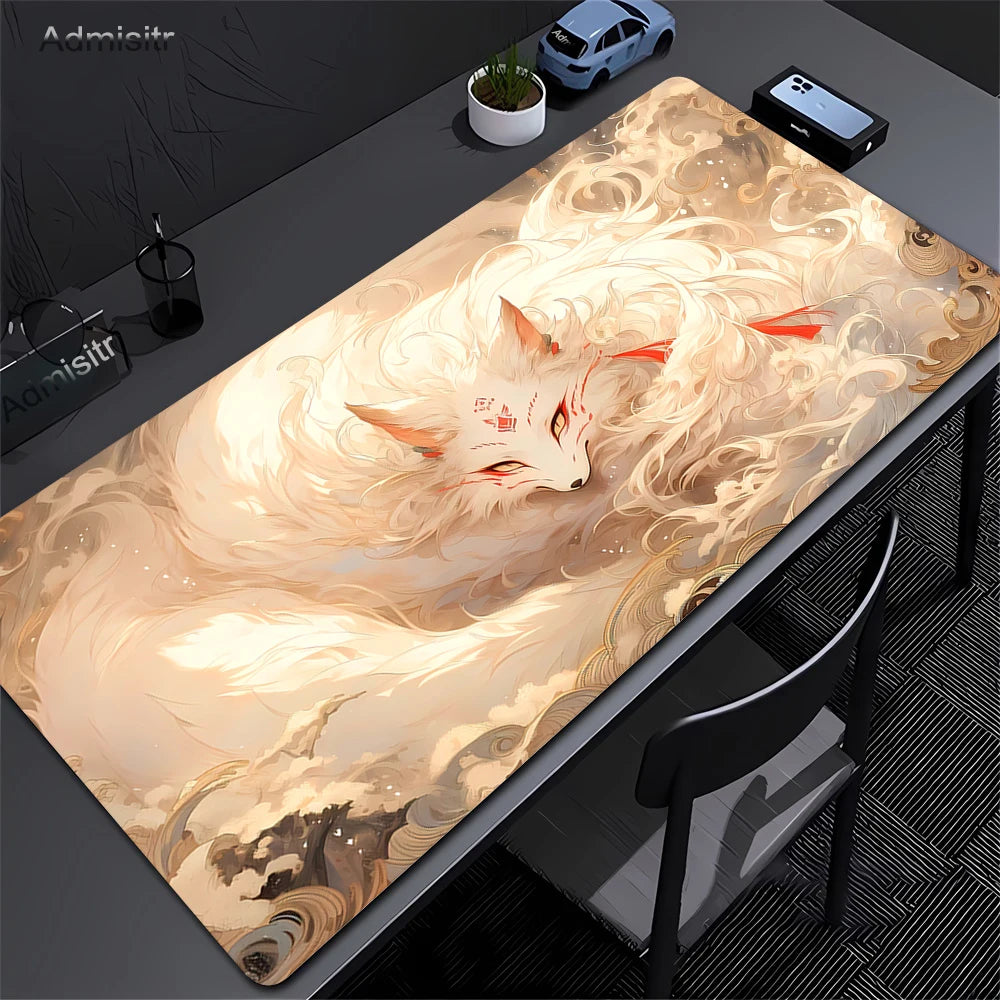 Mythical Fox Landscape Desk and Keyboard Mat