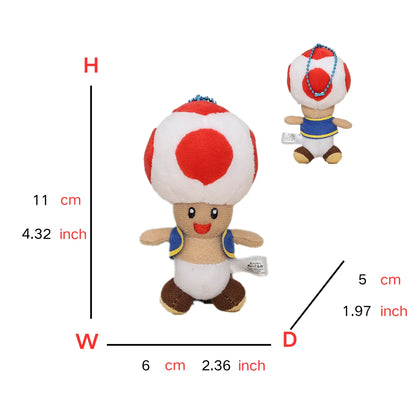 Plush Toys Keychains of Super Mario