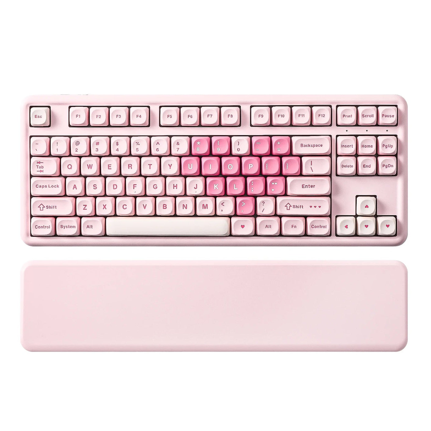YUNZII B87 Pink Mechanical Gaming Keyboard