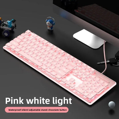 Ultra-Thin Silent Wired Mechanical Keyboard