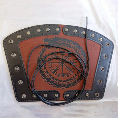 Viking Faux Leather Costume Arm Guards