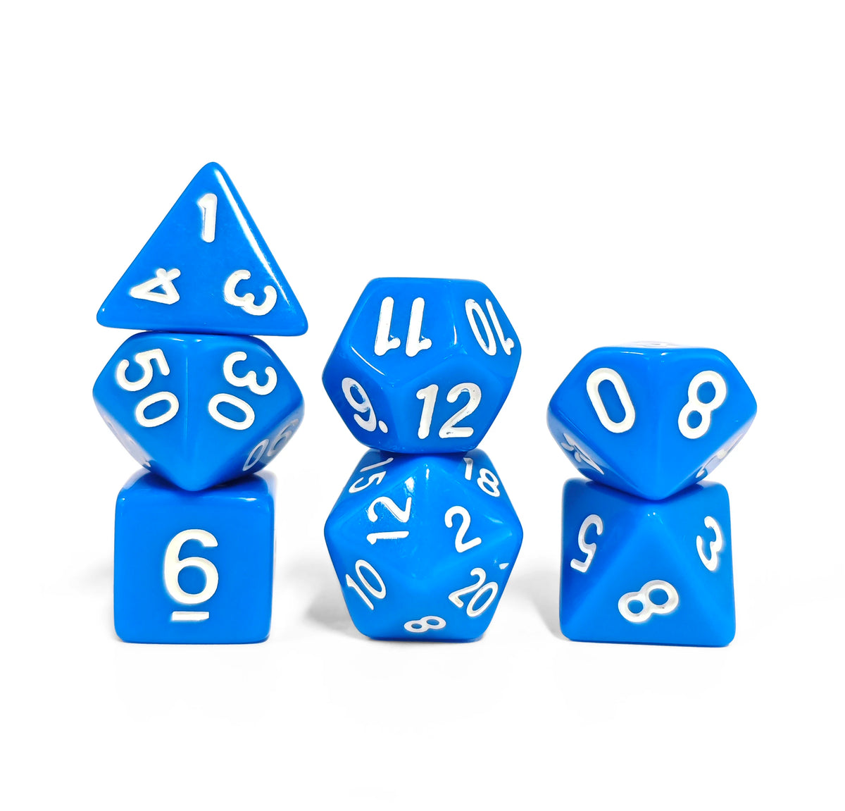 Colourful Resin Dice Set – 26 Designs for D&D and RPGs