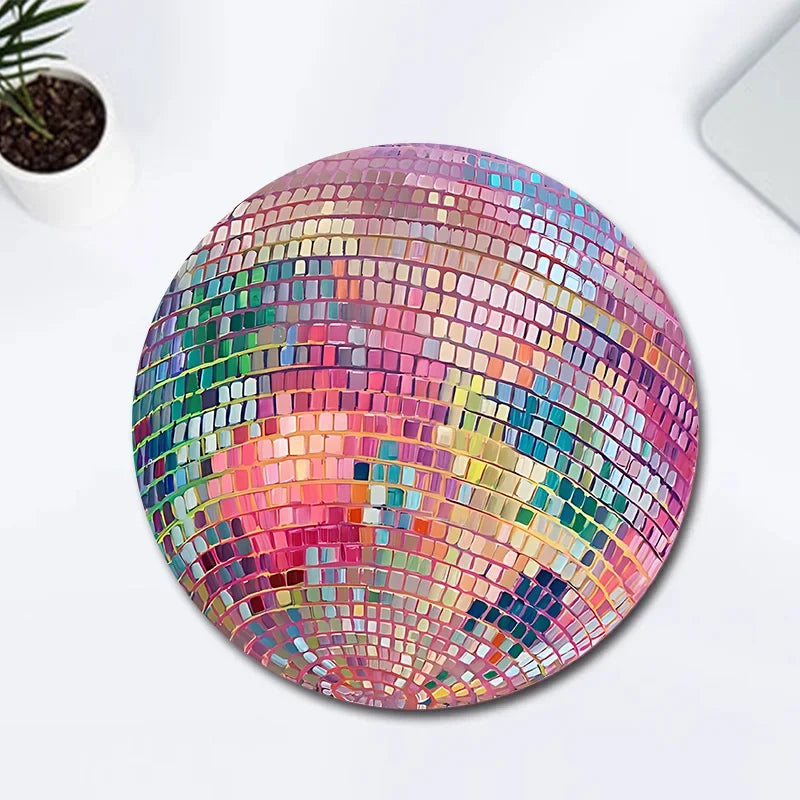 Disco Ball Rubber Mouse Pad