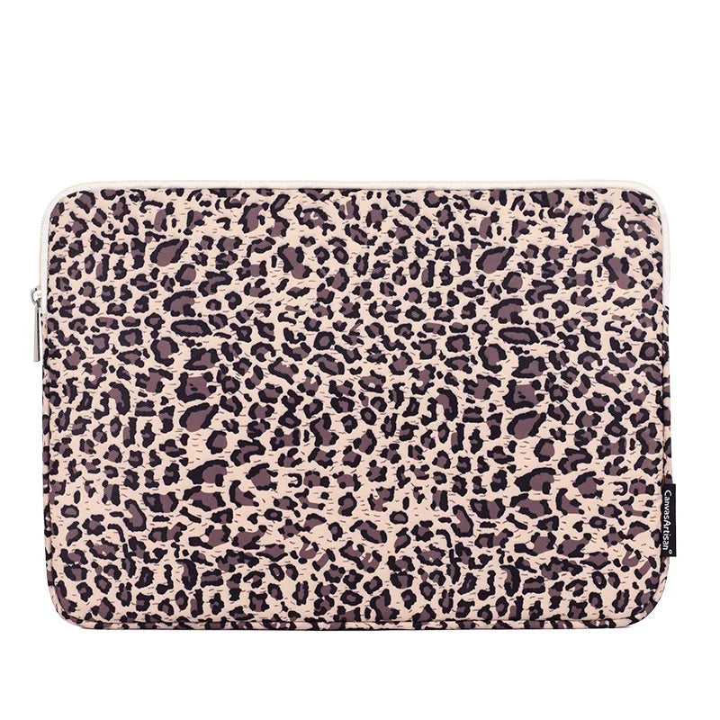 CanvasArtisan Leopard Print Laptop Case