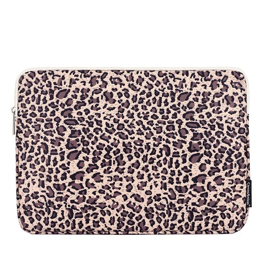 CanvasArtisan Leopard Print Laptop Sleeve