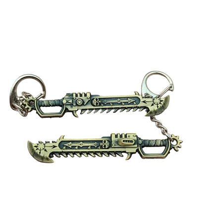 Keychain of Warhammer 40K Chain Saw