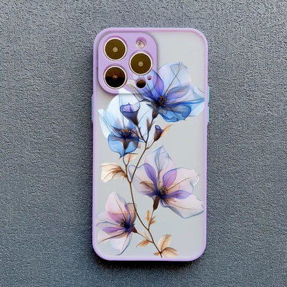 Floral Ink Wash Phone Case (for iPhone)
