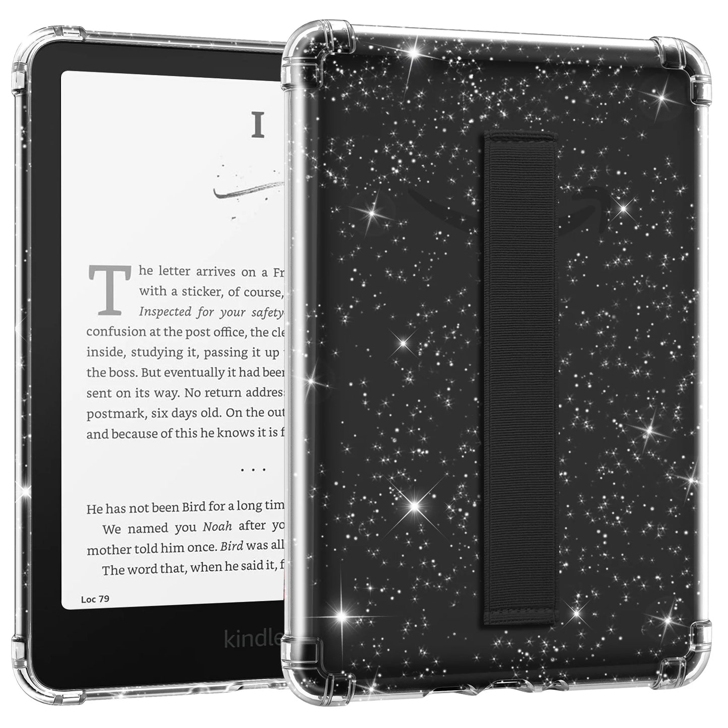 Glitter Case with Hand Strap for 7" Kindle Paperwhite 12th Generation