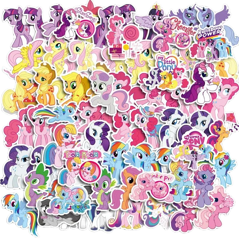 66pcs Decorative Stickers of My Little Pony