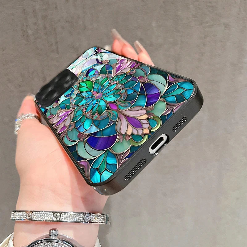 Colourful Stained Glass iPhone Case