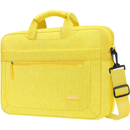 Mosiso Solid Colour Office Laptop Shoulder Bag