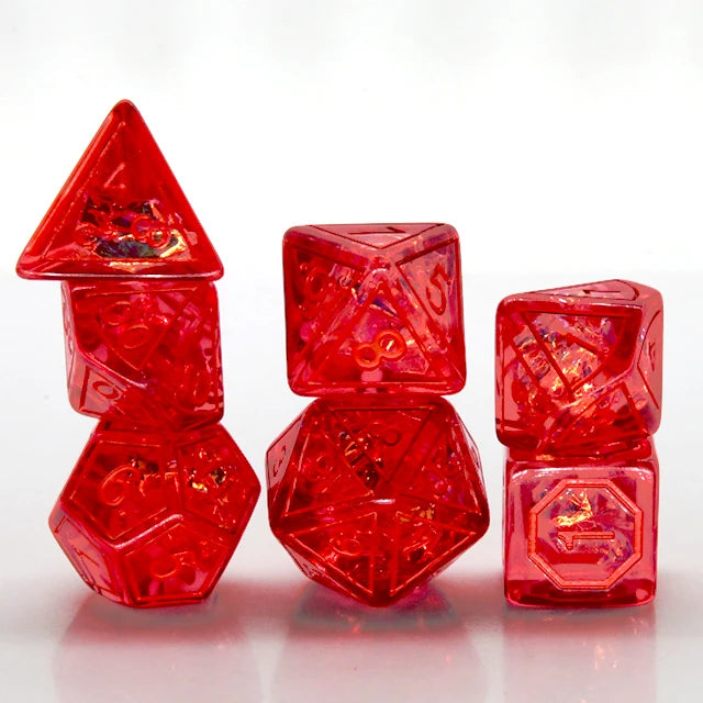 Magic Stone Resin Dice Set – Polyhedral RPG Dice