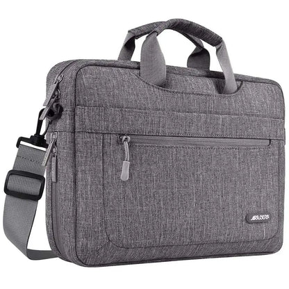 Mosiso Solid Colour Office Laptop Shoulder Bag