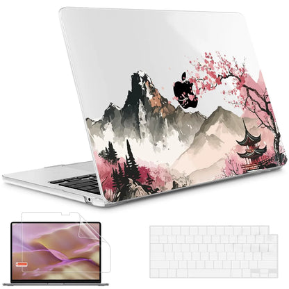Japanese Landscape Snap-On Case for MacBooks