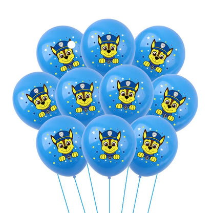 Birthday Party Balloon Set (10pc) of Paw Patrol