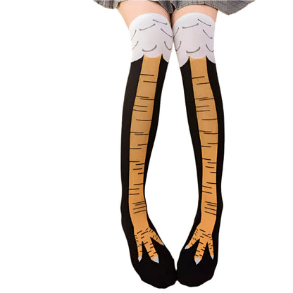 Funny Chicken Leg Adult Socks