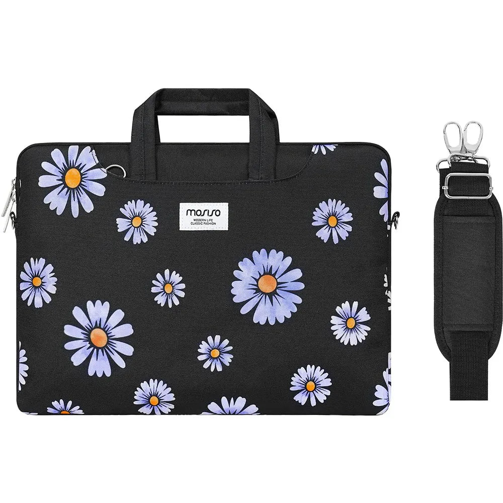 MOSISO Printed Laptop Shoulder Bag – 13–17.3 Inch