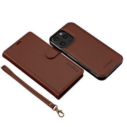 2 in 1 Leather Flip Removable iPhone Case
