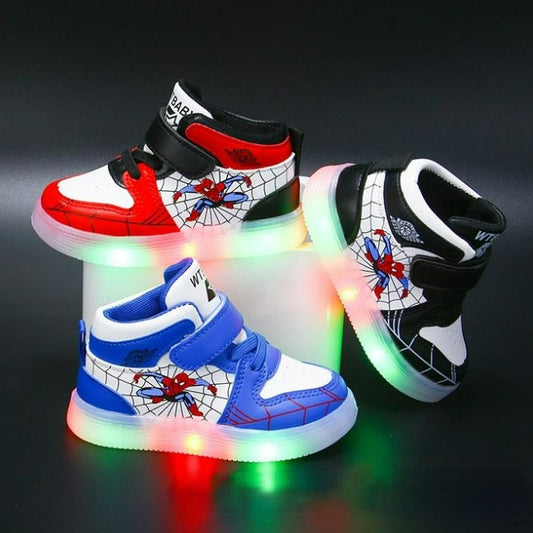 Spiderman Light-Up Kids High-top Sneakers