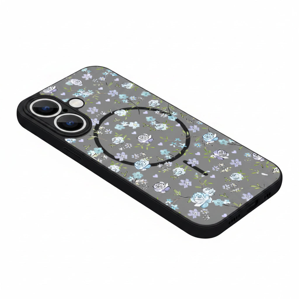 Magnetic Peony Flower Phone Case (for iPhone)