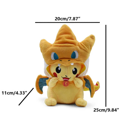 Plush Toy 20-30CM of Dress-Up Pikachu