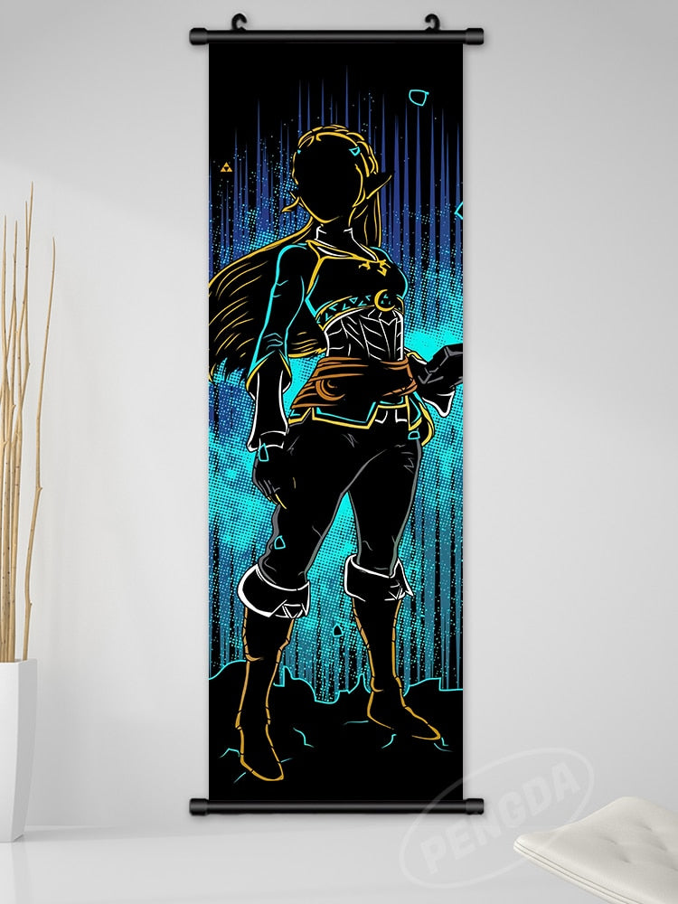 The Legend Of Zelda Dark Poster Scroll Wall Art