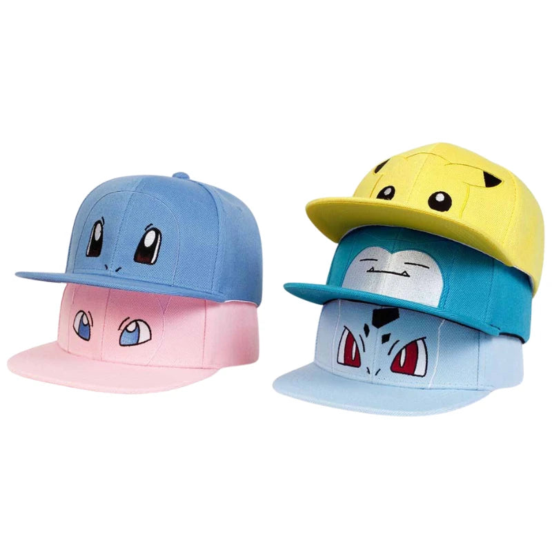 Flat-Brimmed Baseball Cap of Poké-mon