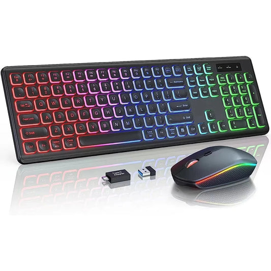 JOMAA 2.4G Wireless Keyboard and Mouse Combo