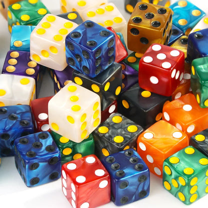 10 Piece 6-Sided Game Dice Set