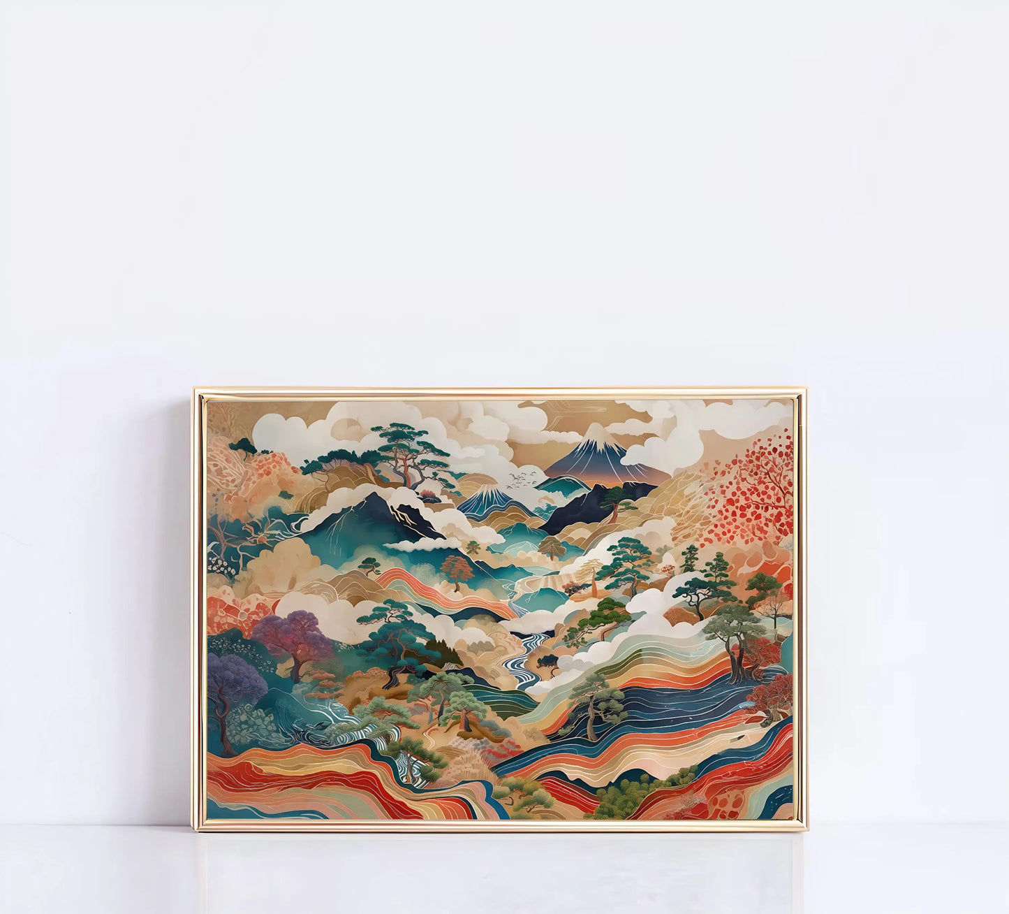 Abstract Nature Colourful Canvas Wall Art