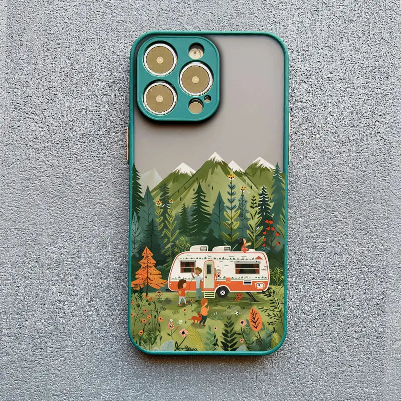Van Life Forest Landscape Phone Case (for iPhone)