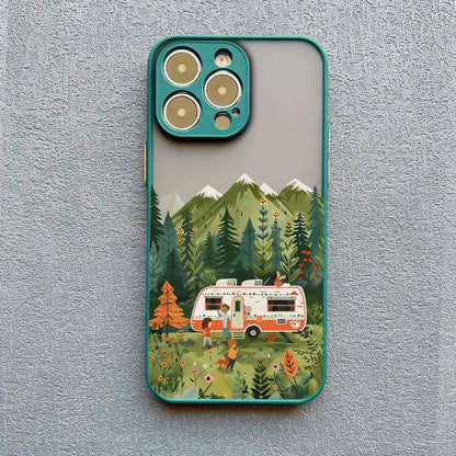 Van Life Forest Landscape Phone Case (for iPhone)