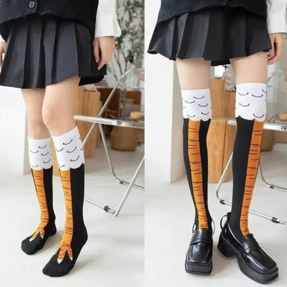 Funny Chicken Leg Adult Socks